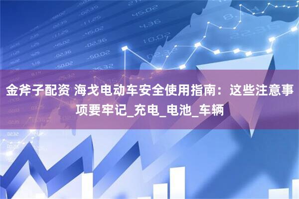 金斧子配资 海戈电动车安全使用指南：这些注意事项要牢记_充电_电池_车辆