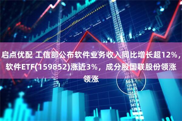 启点优配 工信部公布软件业务收入同比增长超12%，软件ETF(159852)涨近3%，成分股国联股份领涨
